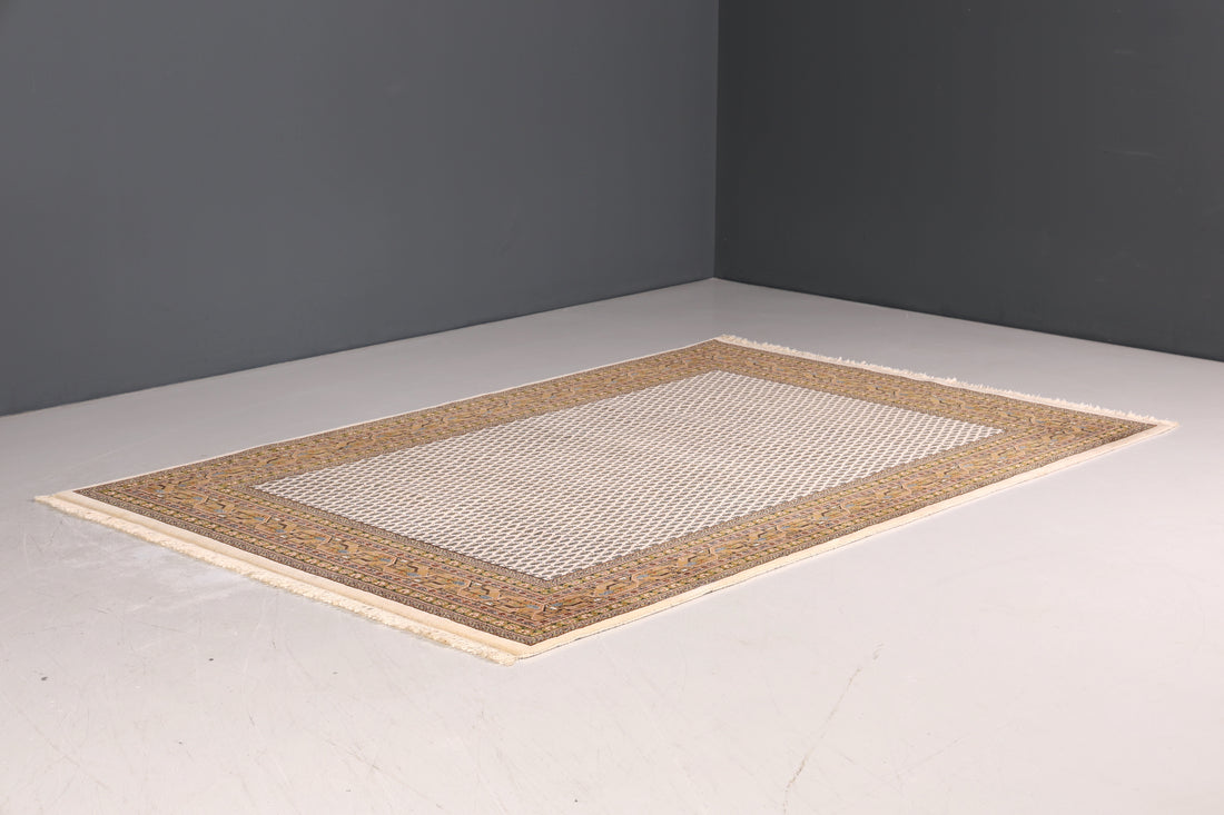 Wunderschöner Orientalischer Schurwolle Teppich Wohnzimmer Teppich Orient Teppich Kurzflorteppich aus Indien