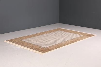 Wunderschöner Orientalischer Schurwolle Teppich Wohnzimmer Teppich Orient Teppich Kurzflorteppich aus Indien