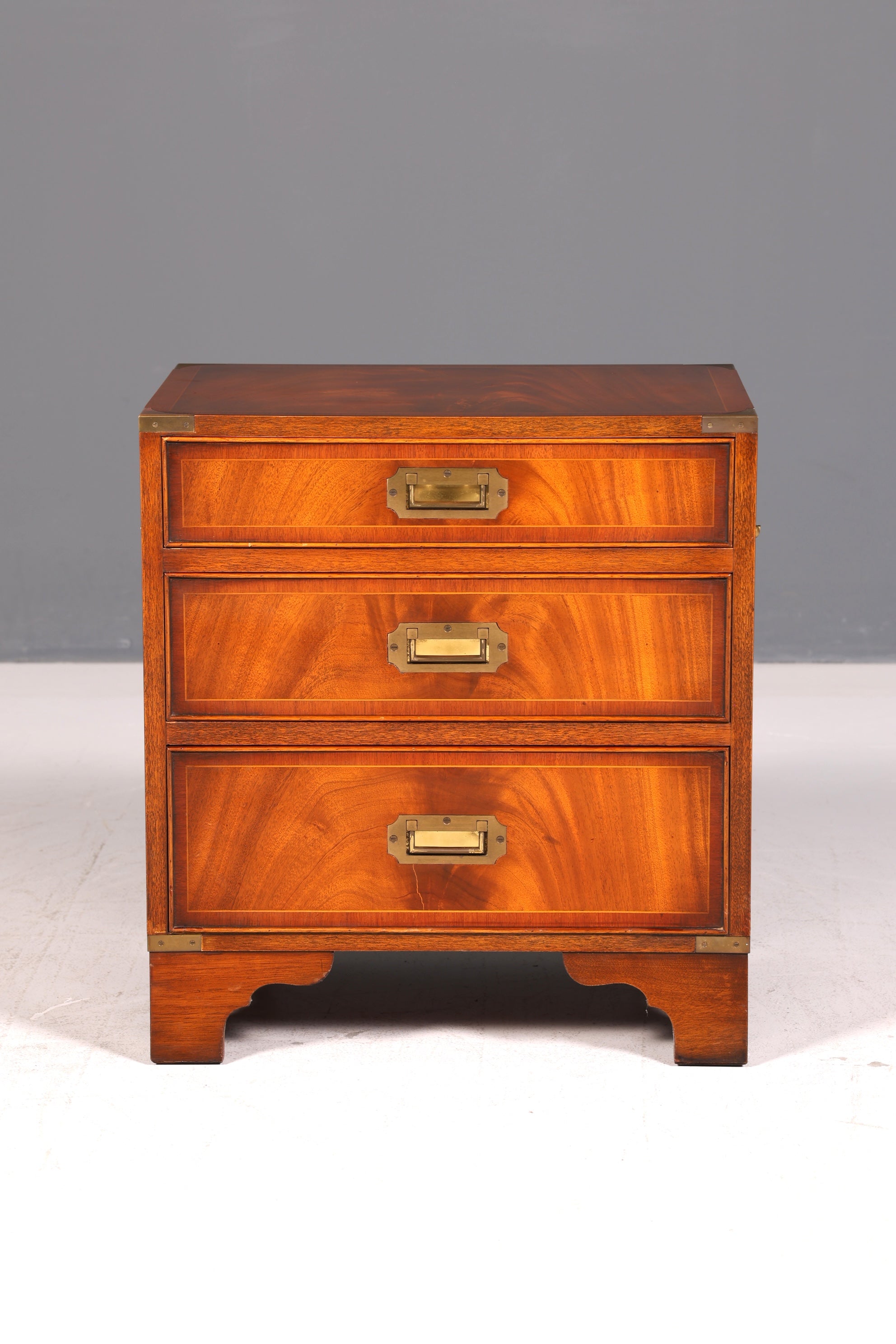 Traumhafte Englische Maritime Kommode Schiffs Nachttisch Antik Ablagetisch Kolonialstil Massiv Holz