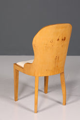 Stilvoller Art Deco Design Stuhl Biedermeier Stil Sekretär Stuhl Birke Esszimmer Stuhl 4 von 4
