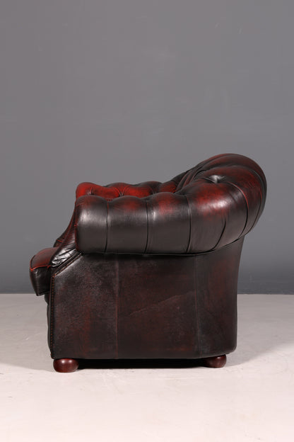 G550 Finish cm Wunderschöner Original Chesterfield Centurion Sessel Englischer Armlehnsessel Englisch Herrensessel (Kopie)