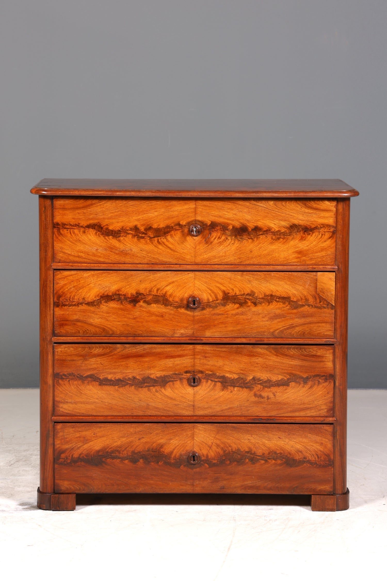 Stilvolle Biedermeier Kommode Louis Philippe Antik Schubladen Kommode Wäschekommode