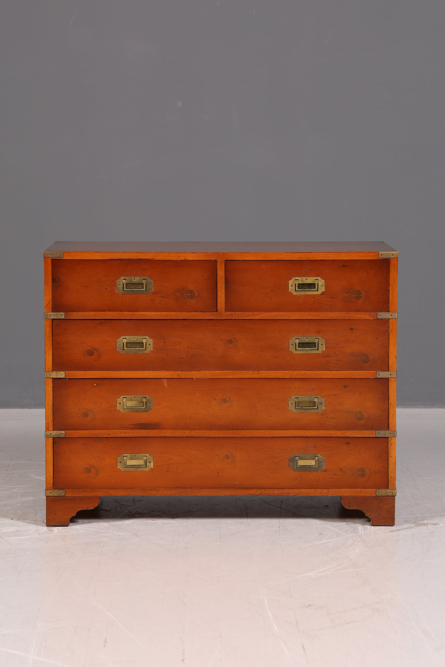 Traumhafte Maritime Kommode Military Chest Englisch Schiffskommode Schrank Kolonial Vintage