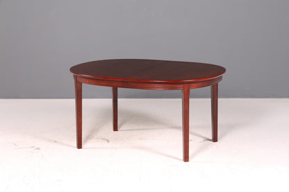 Traumhafter Mid Century Esstisch ausziehbar Oval Tisch Esszimmertisch Küchentisch Vintage Danish