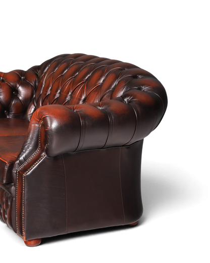 Wunderschönes Original Chesterfield Centurion 2-Sitzer Couch Englisches echt Leder Sofa UK