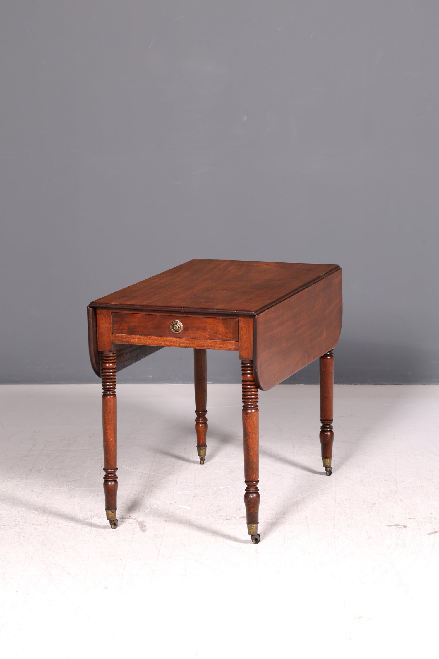 Wunderschöner Englischer Esstisch Mahagoni Klapptisch Küchentisch Regency Antik Ausklappbar Vintage