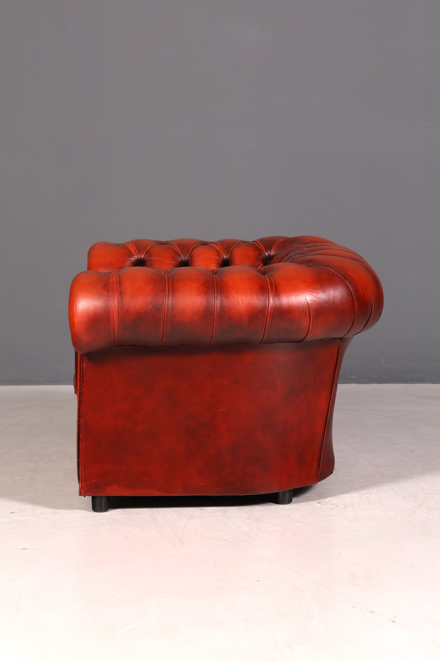 Stilvoller Original Chesterfield Sessel Englischer Armlehnsessel Englisch Herrensessel 1 von 2