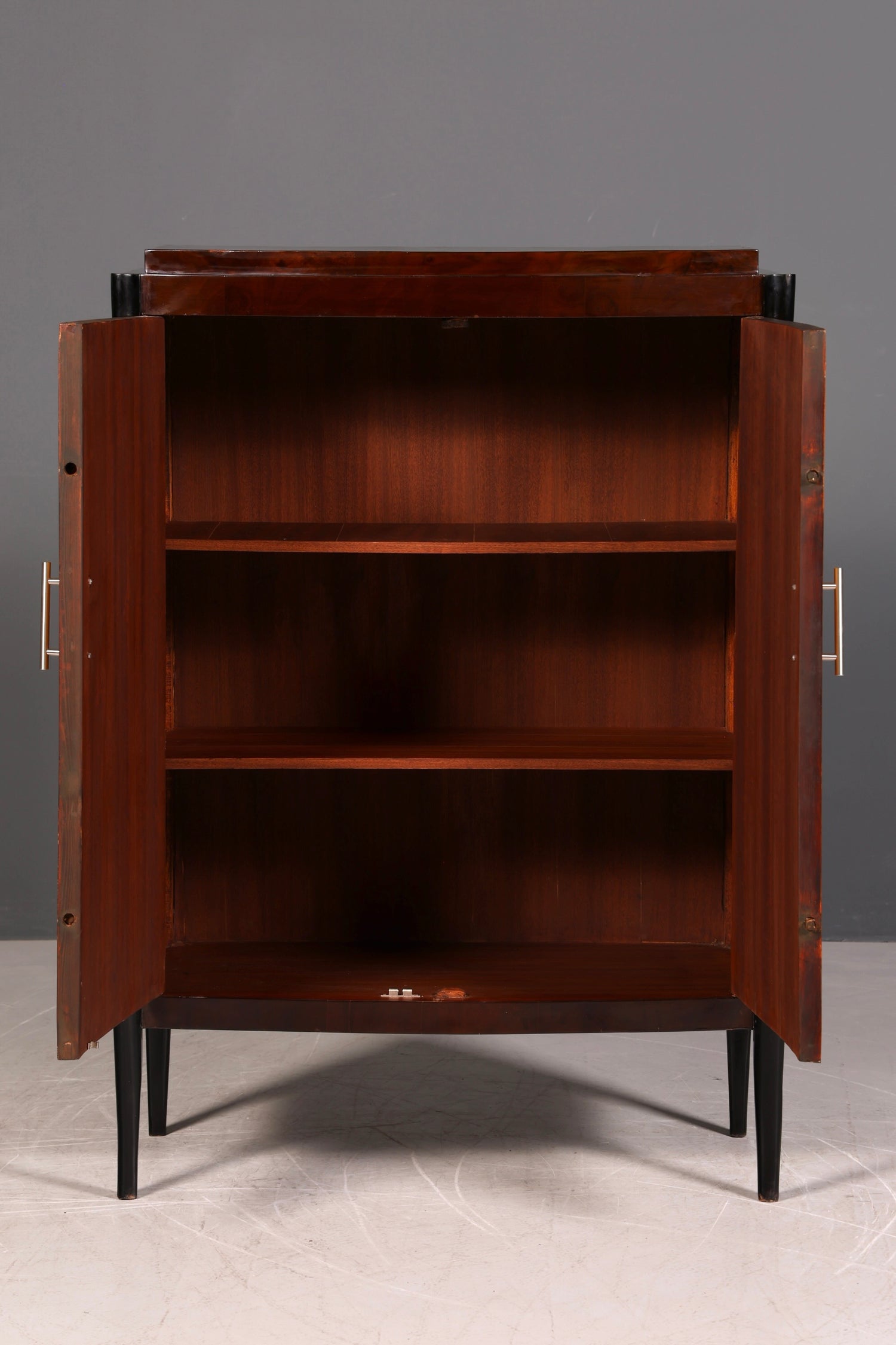 Traumhaftes Art Deco Design Highboard Schrank Kommode Vertiko Sun Cabinet Wäscheschrank