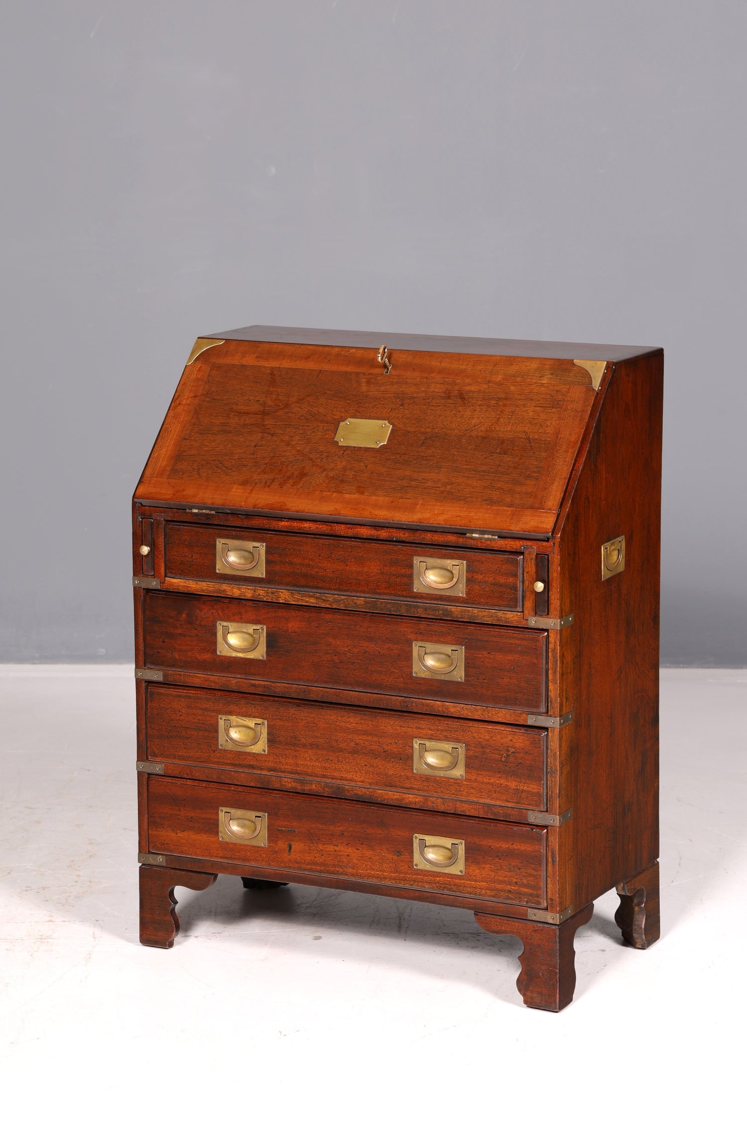 Wunderschöner Maritimer Sekretär Englisch Schreibkommode Echt Holz Schreibtisch Antik Vintage