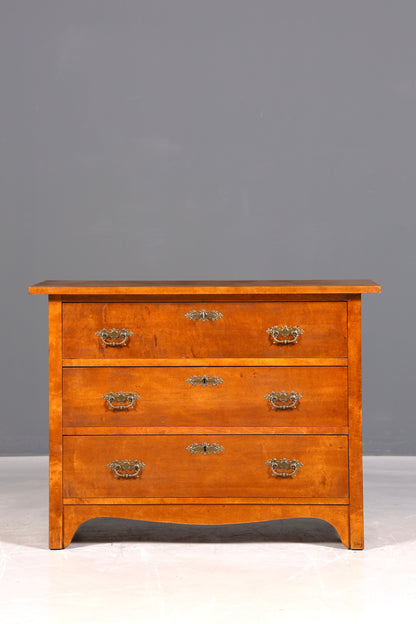 Wunderschöne Gründerzeit Kommode Jugendstil Antik Sideboard Schubladenkommode Wäschekommode
