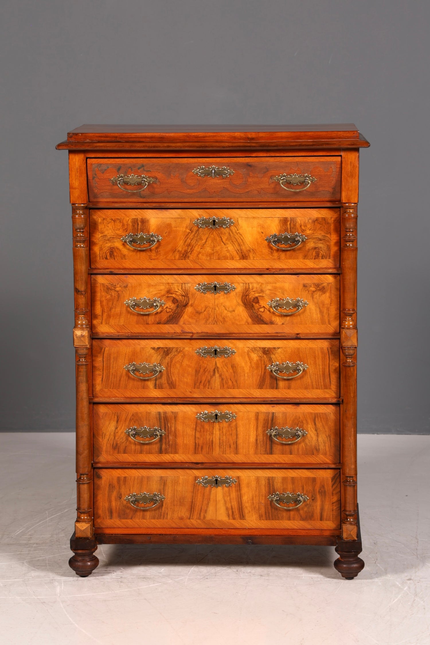 G467 Finish cm Wunderschöne Gründerzeit Kommode Jugendstil Vertiko Schubladenkommode Antik Wäschekommode (Kopie) (Kopie)