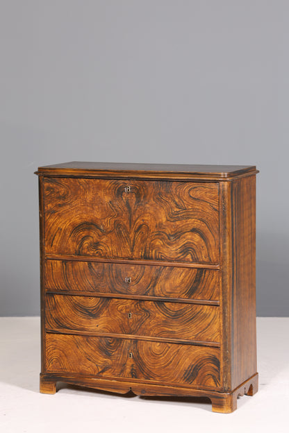 Stilvoller Biedermeier Sekretär Vertiko Antik Kommode Louis Philippe Schreibkommode