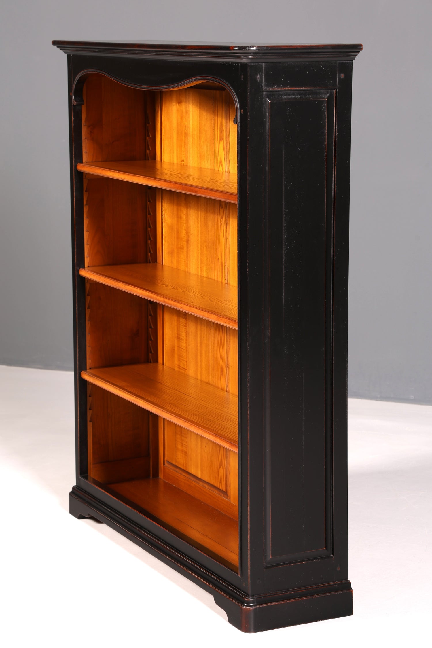 G083 Finish cm Wunderschönes Jugendstil Bücherregal Eiche Regal Antik Englisch Buchablage