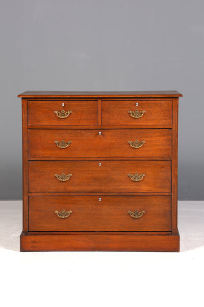 Wunderschöne Englische Antik Kommode echt Holz Vertiko Schubladenkommode Wäschekommode