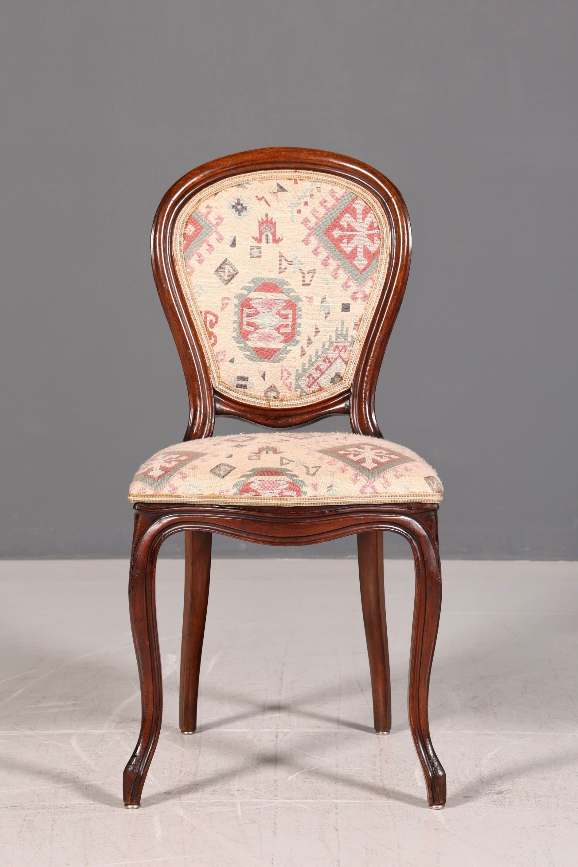 Traumhafter Louis Philippe Stuhl Antik Sekretär Stuhl Biedermeier Echt Holz Esszimmerstuhl Polsterstuhl Vintage