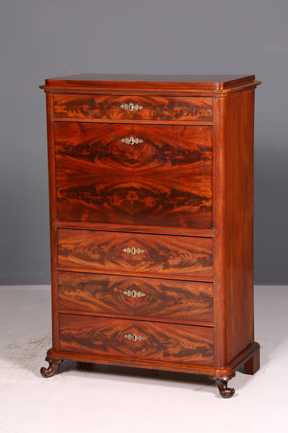Traumhafter Louis Philippe Sekretär Vertiko Gründerzeit Kommode Schubladenkommode Antik Chiffoniere