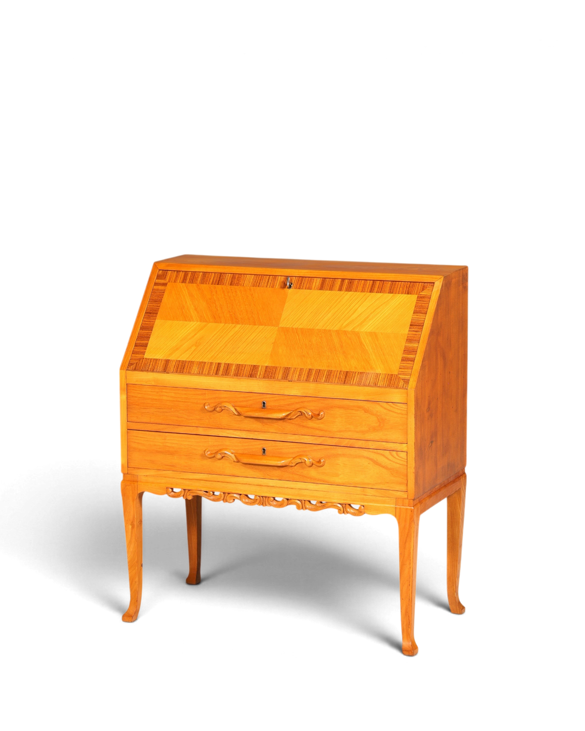 Wunderschöner Sekretär um 1930 Büro Kommode Schreibkommode Kirschholz Schreibtisch