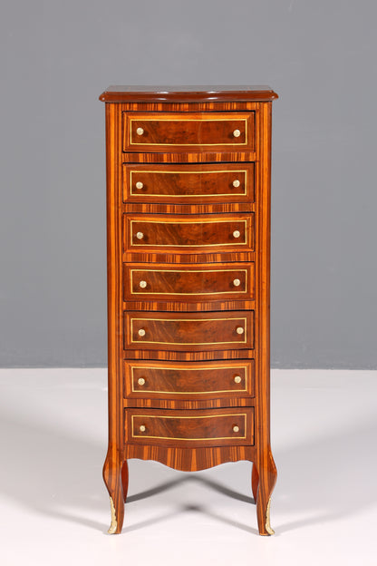 Beautiful Baroque style chest of drawers, vertico chest of drawers, 7 drawers
