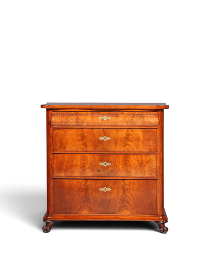 Stilvolle Louis Philippe Kommode Nussbaum Biedermeier Schubladenkommode um 1890