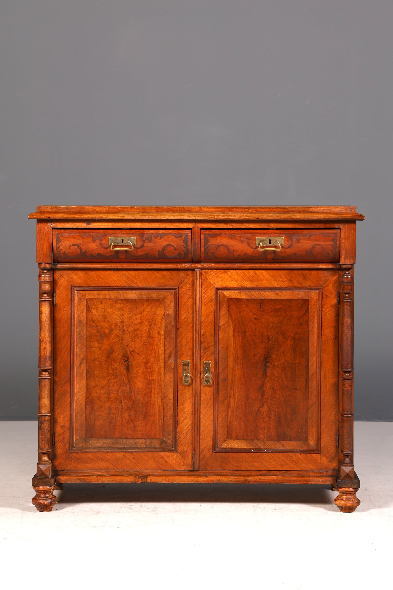 G454 Finish cm Traumhaftes Gründerzeit Vertiko Jugendstil Schrank Antik Highboard Kommode (Kopie)