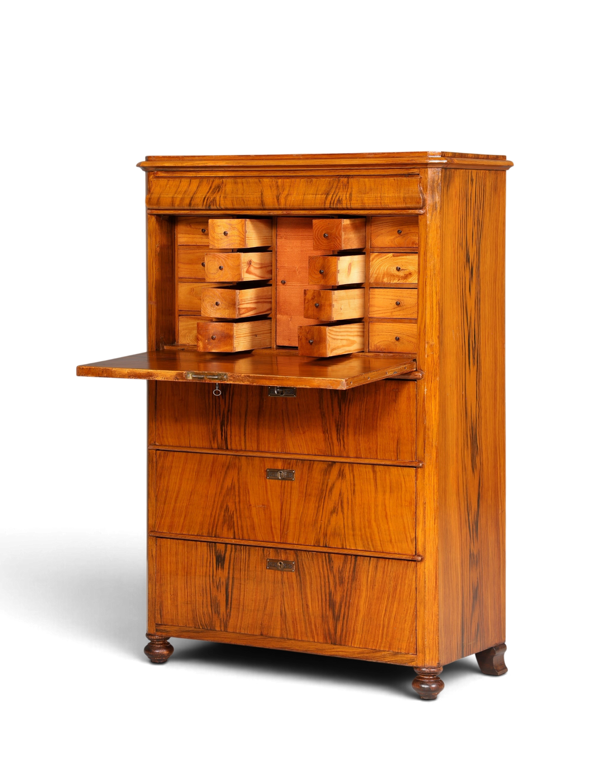 Wunderschöner Louis Philippe Sekretär Vertiko Gründerzeit Kommode Schubladenkommode