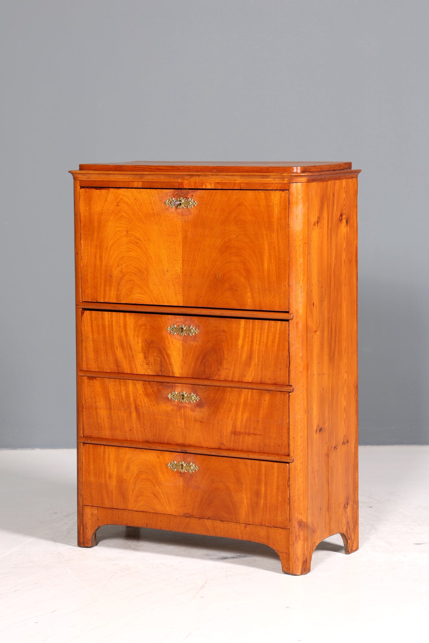 Traumhafter Biedermeier Sekretär Vertiko Antik Kommode Office Schreibkommode