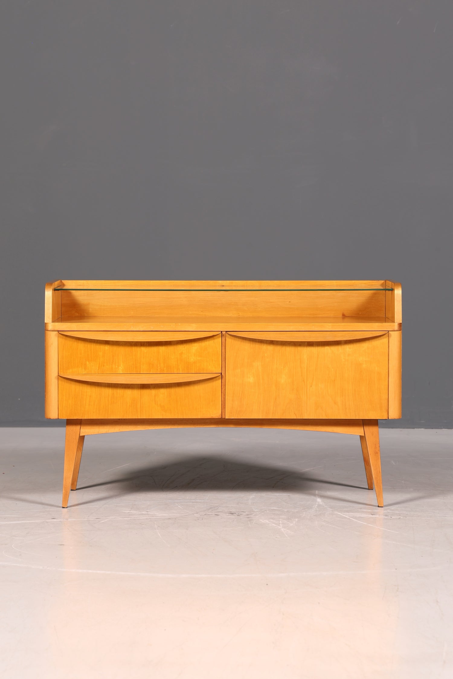 Original Hellerau Schrank Franz Ehrlich Mid Century Sideboard Lowboard DDR Design