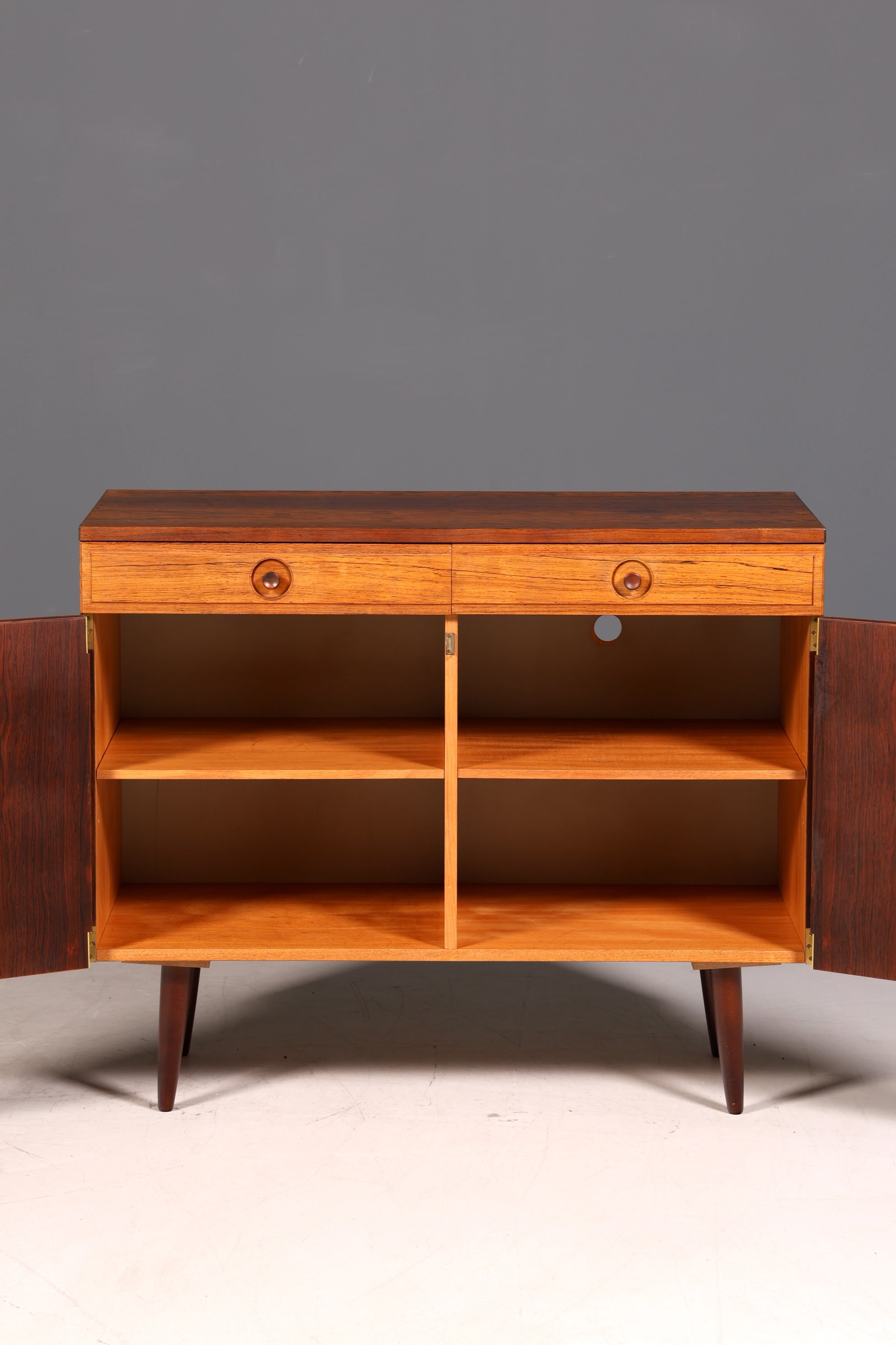G560 Finish cm Wunderschöne Mid Century Kommode Vintage Schrank Retro Flur Kommode 60s Regal Sideboard (Kopie)