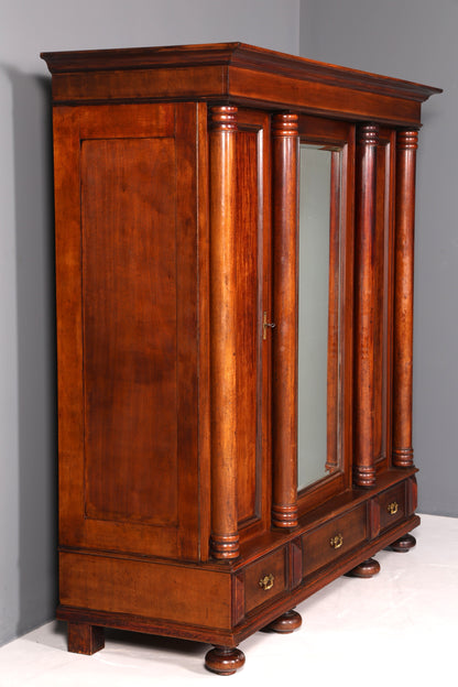 G186 Finish Biedermeier? Edler Gründerzeit Schrank um 1880 Kleiderschrank Antik Jugendstil Wäscheschrank