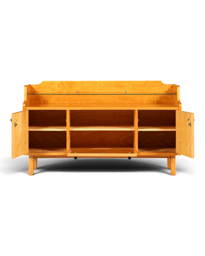 F966 Finish cm Wunderschönes Mid Century Kommode Vintage TV Sideboard 60s Schrank Flurkommode Klappschrank