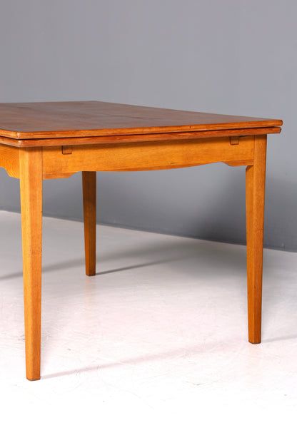 Traumhafter Mid Century Esstisch ausziehbarer Danish Design Teak Holz Küchentisch Esszimmer Tisch