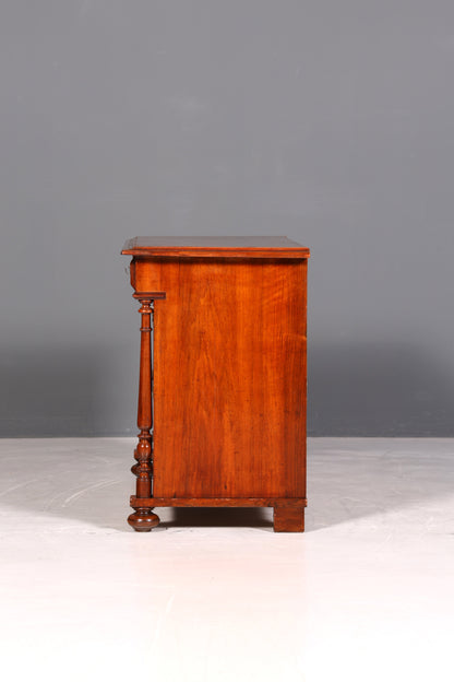Beautiful Gründerzeit Louis Philippe chest of drawers, walnut sideboard circa 1880
