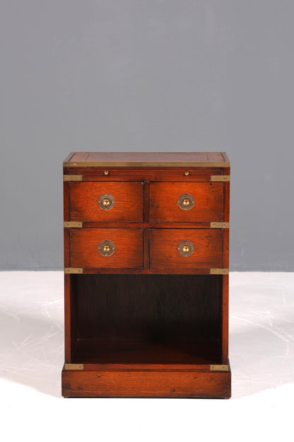 Traumhafte Maritime Kommode Englischer Schiffs Nachttisch Englisch Antik Ablagetisch 1 von 2