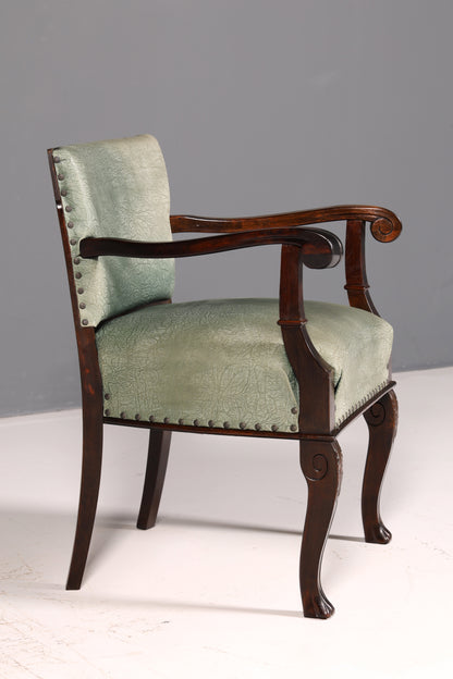 Beautiful Neo-Renaissance armchair from the Gründerzeit period, antique, circa 1910, suitable for a gentleman’s room