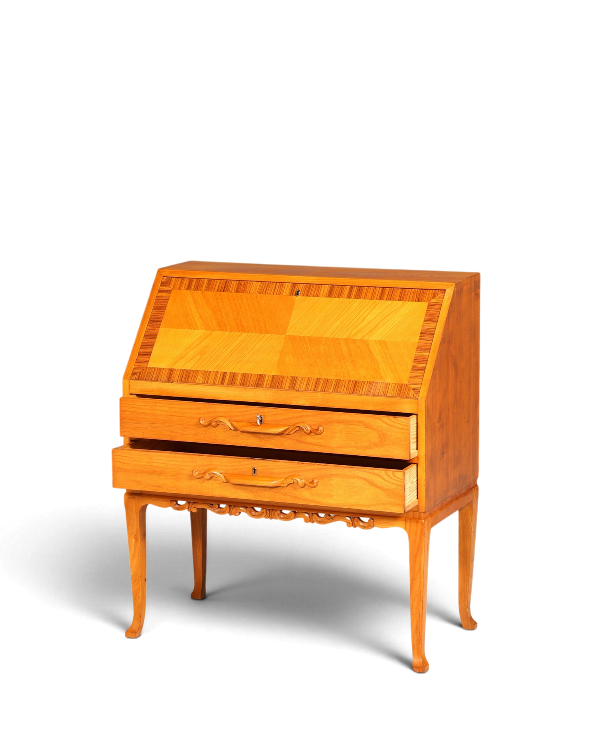 Wunderschöner Sekretär um 1930 Büro Kommode Schreibkommode Kirschholz Schreibtisch