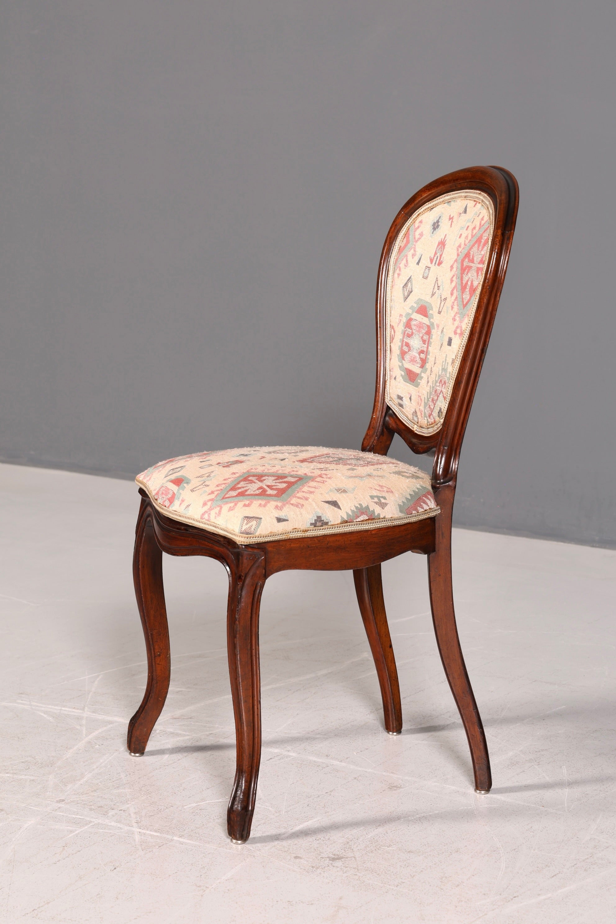 Traumhafter Louis Philippe Stuhl Antik Sekretär Stuhl Biedermeier Echt Holz Esszimmerstuhl Polsterstuhl Vintage