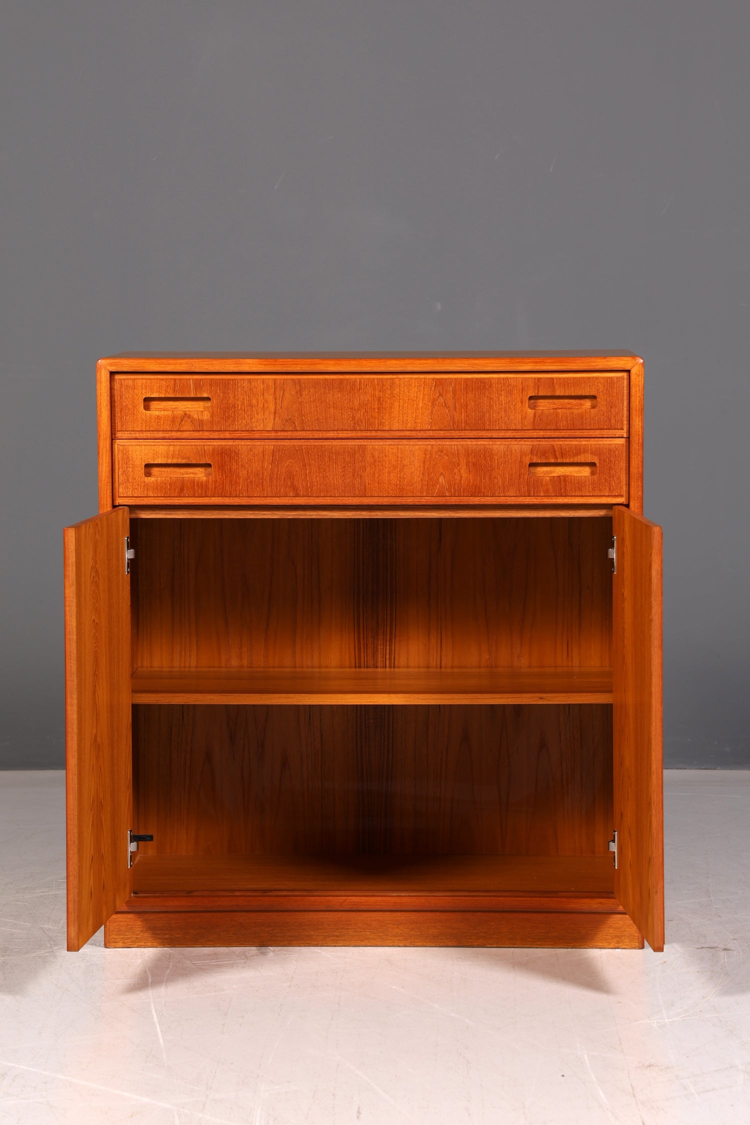 Edle Mid Century Teak Kommode Dänisch Schrank Sideboard Vintage 60er Danish Design
