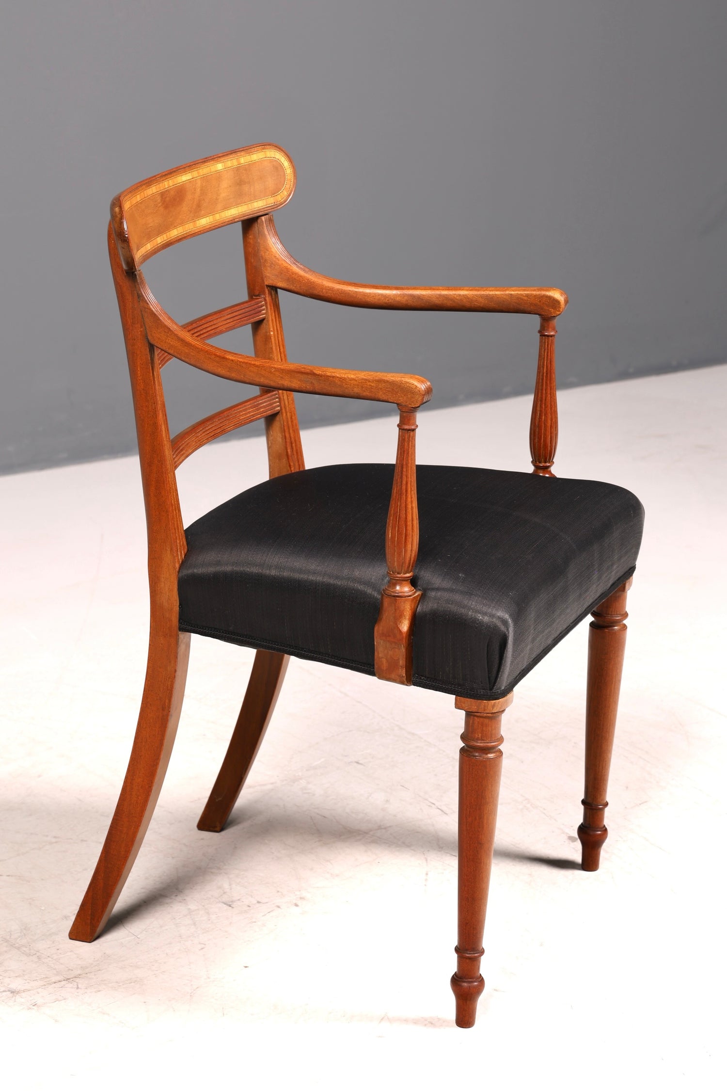 Biedermeier Rosshaar mit dazu schreibenG386 Finish Wunderschöner Englischer Stuhl UK Küchenstuhl Antik Stil Sekretär Stuhl Polsterstuhl (Kopie 2)