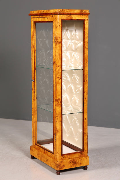 Beeindruckende Art Deco Design Vitrine Bücherregal Biedermeier Kult Regal Bookshelf Regal Glasschrank