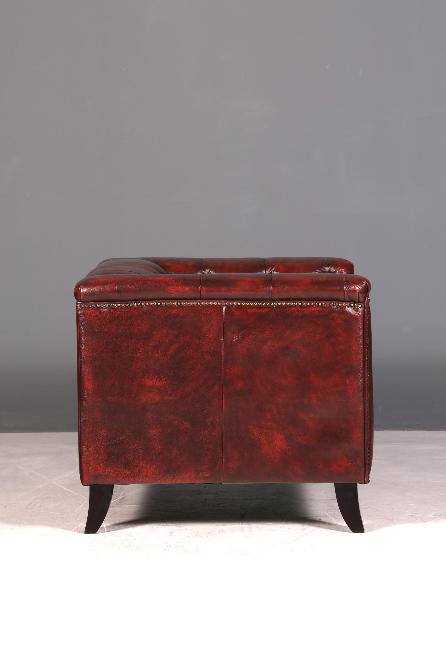 G137 Finish Stilvoller Original Chesterfield Sessel Englischer Armlehnsessel Englisch Herrensessel