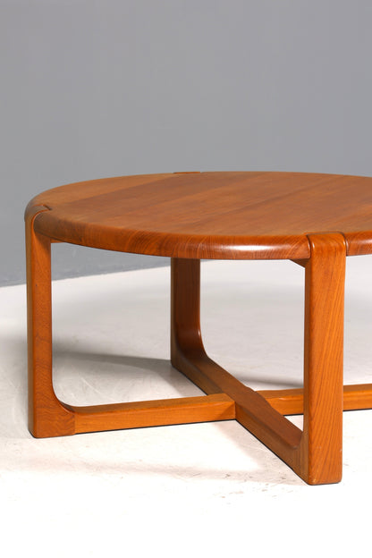 Stilvoller Mid Century Couchtisch Teak Holz Ablagetisch designed by Niels Bach für Randers Vintage Coffee Table 60s Wohnzimmertisch