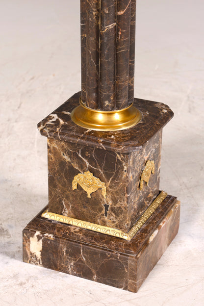 Traumhafte Barock Stil Säule Louis XV Marmor Blumensäule Naturstein Sockel Ablage