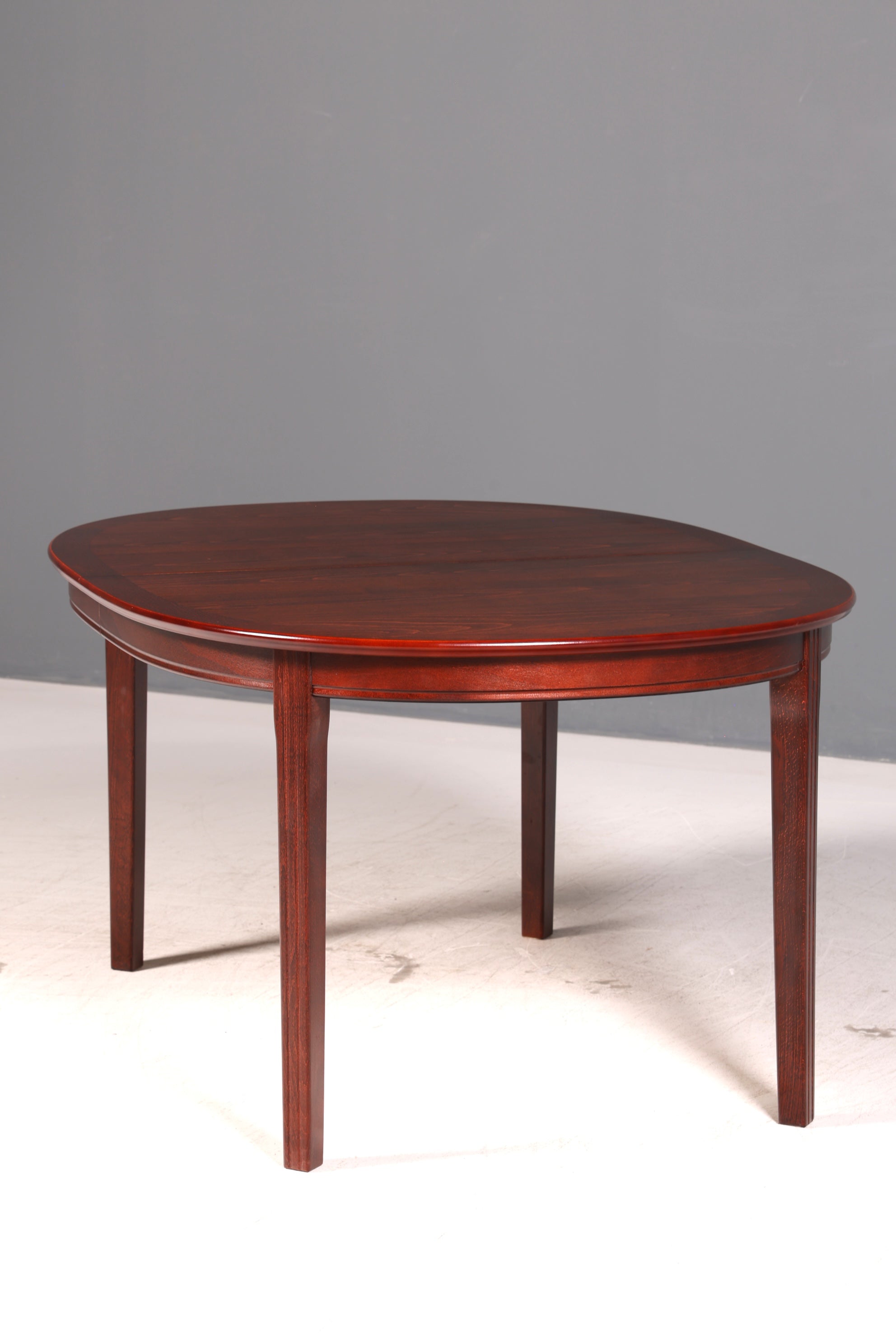Traumhafter Mid Century Esstisch ausziehbar Oval Tisch Esszimmertisch Küchentisch Vintage Danish