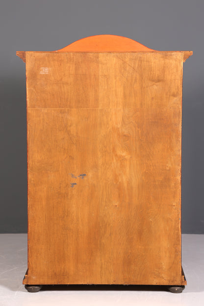 Wunderschöner Schrank Antiken Dielenschrank Kleiderschrank Landhaus Stil Wäscheschrank Malerei Bauernschrank