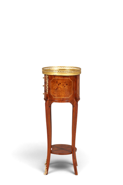 Edler Barock Louis XV Stil Beistelltisch Ablagetisch massiv Kommode Antik Stil