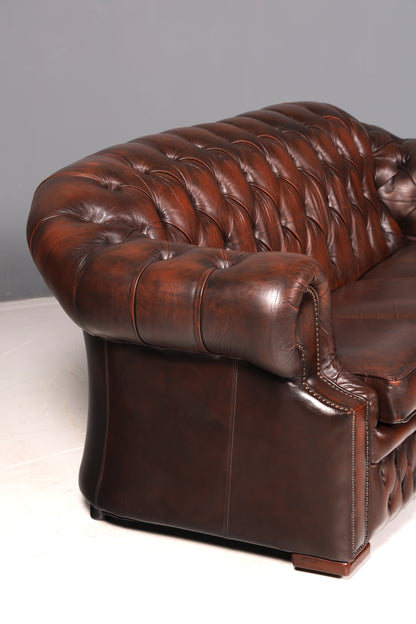 Wunderschönes Original Chesterfield Centurion Sofa 3-Sitzer Echt Leder Couch Englisch Ledersofa Vintage