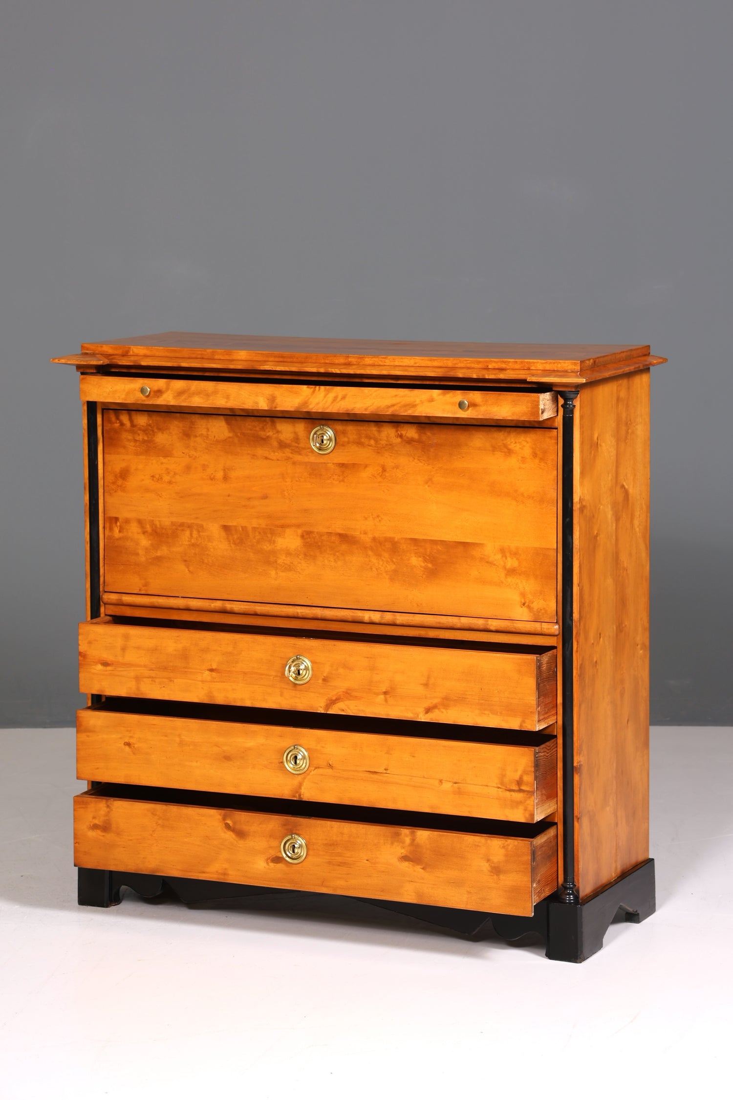 Traumhafter Original Biedermeier Sekretär um 1860 Kommode Antik Bürokommode
