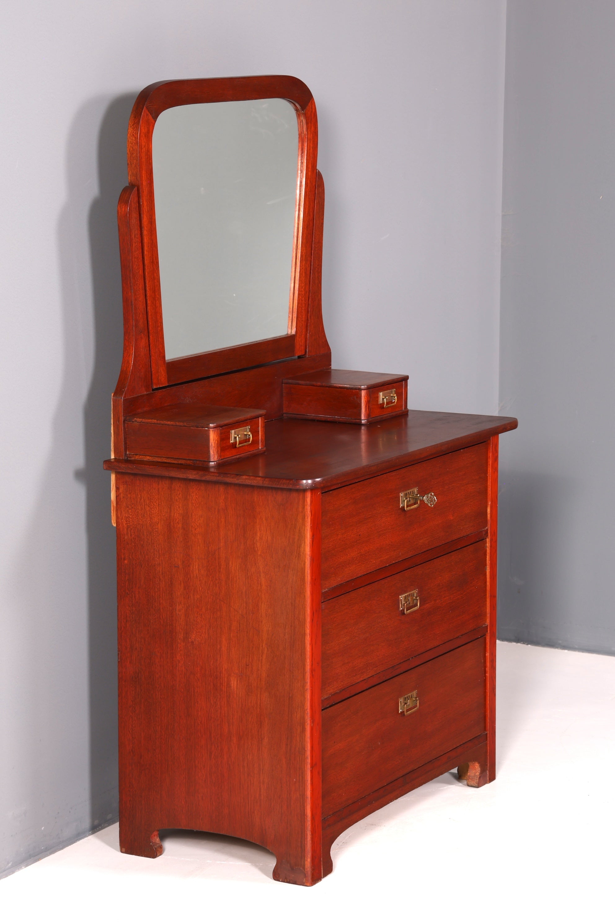 G391 Finish cm Traumhafte Gründerzeit Kommode Jugendstil Schubladenkommode Antik Vertiko Wäschekommode (Kopie)