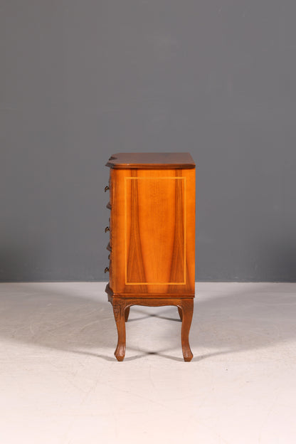 G023 Finish cm Traumhafte Kommode im Barock Stil Sideboard Intarsien echt Holz Schubladenkommode
