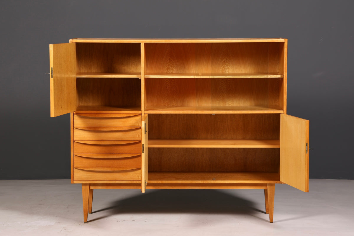 Wunderschöner Original Hellerau Schrank Mid Century Vitrine Franz Ehrlich 602 Kommode Bücherregal